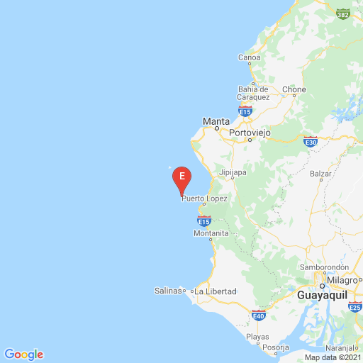 Epicenter map