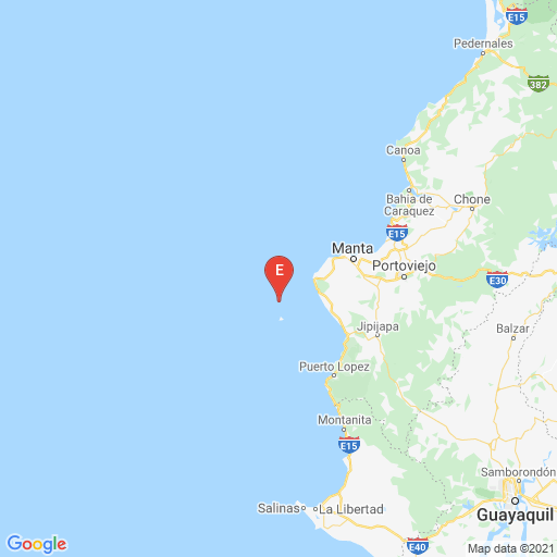 Epicenter map