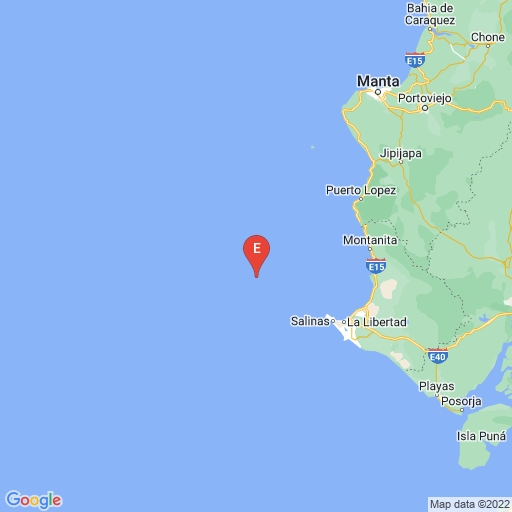 Epicenter map