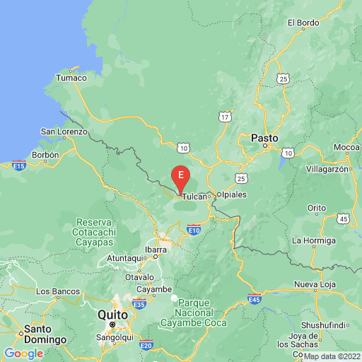 Epicenter map