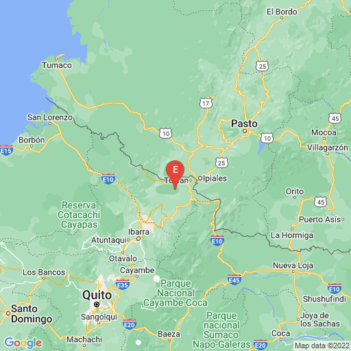 Epicenter map