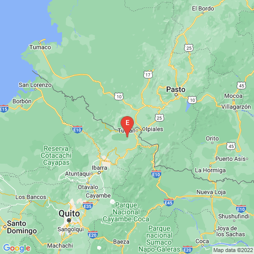 Epicenter map
