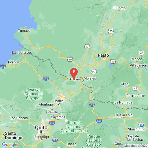 Epicenter map