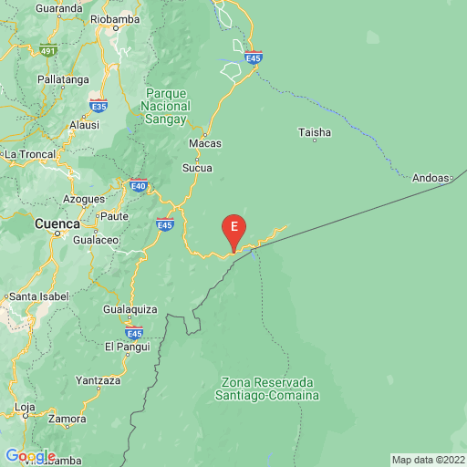 Epicenter map
