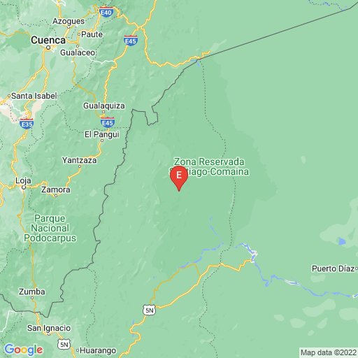 Epicenter map