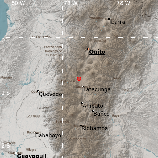 Epicenter map